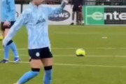 【動画】女子サッカー界最高の技術を持つ長谷川唯のウォーミングアップが凄い