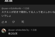 【悲報】つべのコメント「スクエニ？ああ老人がやたら推してる会社ねw」ｼｭﾊﾞﾊﾞﾊﾞ