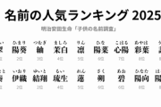 【悲報】若者「おっさんへ。この欄にある名前以外はシワシワオジネームです。ダサいよ」