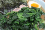 家系ラーメンのほうれん草←これｗｗｗｗ