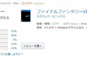 FF7リメイク、尼レビュー★3.6wwwwwwwwwwwwwwwwwwww