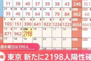 【悲報】東京+2198