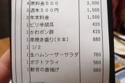 居酒屋さん、とんでもないぼったくりをしてしまう…