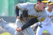 阪神ドラ６・富田が実戦デビューで１回無失点　西純世代、青柳から背番号「５０」継承