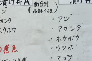 【画像】お前らが銀座の寿司屋より漁港の食堂の方が美味いって言うから来てみた
