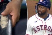アストロズ選手のバットに不正疑惑　打球部が不自然に削られる
