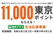 【速報】東京ポイント11000円、配布開始へ
