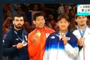 【パリ五輪】韓国人「柔道男子81kg級で金メダルを獲得した日本人選手よりも、銅メダルの韓国人選手が前に立ち日本人で大炎上中！」　韓国の反応