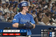 DeNAオースティン、来日初の規定打席に到達　本日猛打賞で打率１位サンタナと.0011差！