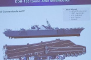 護衛艦「いずも」の仰天空母改造案画像がリーク。アングルドデッキ、カタパルト・・・・ｗ |  新造したほうが早くないかこれ  |  護衛艦だし
