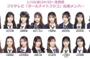 【AKB48】本日1月10日(金) 24:55放送『オールナイトフジコ』出演メンバー決定📺