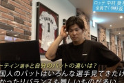 ロッテ中村奨吾「マーティンのバットは外国人選手特有のすごく太いバット」