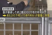 【悲報】倉庫でアベノマスクの山が見つかる　保管費用は6億円