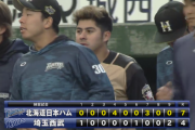 日ハム7得点逆転勝利！ビヤヌエバ待望の一発！先発西村3回1失点の好投！