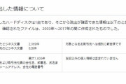 リユースHDDフリマで買ったら『大量の個人情報』入ってた件について