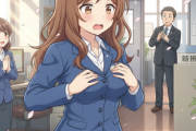 【悲報】制服会社員、どんどん肥えてサイズアウト…上司に胸のボタンが飛ぶ事件を見られるwww