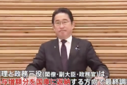 【悲報】岸田首相や閣僚の給与アップ法案、増額分を自主返納へ