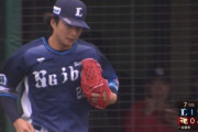 ピッチャー森脇　代打みせ谷