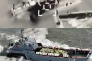 ロシア黒海艦隊のセルナ級揚陸艇を無人機「バイラクタルTB2」からの攻撃で破壊…ウクライナ国防省！