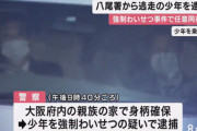 【大阪】強制わいせつで逃亡した少年、親族宅の押入れの天袋で見つかって逮捕