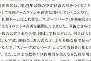 札幌ドーム「ファイターズさんお願いします！平日ナイターで札幌ドームを使ってください！」