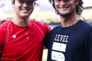 【朗報】ダルビッシュ、満面の笑みで大谷と2ショット
