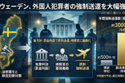【速報】スウェーデン、外国人犯罪者の強制送還を大幅強化「あまりにも長い間外国人犯罪者が甘やかされてきた」