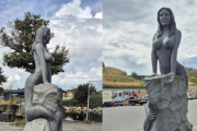 【画像】人魚の銅像、「いやらしい」と非難され、文化遺産なのに撤去。