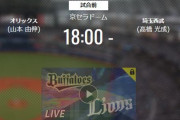 【試合実況】西武スタメン 先発:高橋光成（2021.6.25）