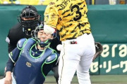 阪神－ヤクルトが警告試合に　八回 大山に死球　両軍計３死球で不穏な空気が漂う