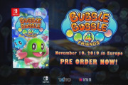 【朗報】タイトー『バブルボブル』シリーズの新作『Bubble Bobble 4 Friends』が海外で発売決定！！
