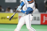 清宮幸太郎.220(109-24) 6本 14打点 出塁率.331 長打率.486 OPS.817 得点圏 .206