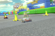 マリオカートでゴール間際にバナナ全部撒き散らすやつ