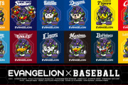 エヴァンゲリオンが12球団とコラボｗｗｗｗｗ