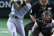 【朗報】３連敗中の阪神がバースデー登板の巨人・戸郷から先制点！近本、中野が連打！