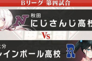 【にじ甲2024】Bリーグ:第4試合、にじさんじ高VSレインボール！にじ高、完封リレーで勝利！