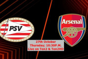 ◆UEL◆A組5節 PSV×アーセナル アーセナル後半2失点！GL首位守るも首位突破決められず…冨安先発73分までプレー
