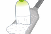 大根おろし擦ってたら右腕無くなった