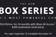 公式発表。XboxSeriesXは499ドルで11月10日発売決定