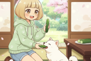 【朗報】イッヌ、きゅうりを食べてご満悦
