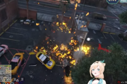 【ホロライブ】ござるさんのヘリ爆発で警察署があえんびえん【ホロGTA】
