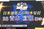 【速報】ヤクルト青木、史上4人目の日米通算2500本安打達成！！