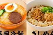 三大美味い麺料理「盛岡冷麺」「きしめん」