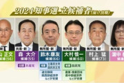 【静岡県知事選】元浜松市長の鈴木氏が優勢「リ二アは推進すると言ったな？あれは水問題が解決してからだからな」