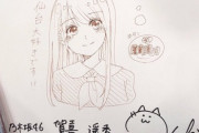 【乃木坂46】賀喜遥香ちゃんの描いた遠藤さくら＆賀喜遥香、めちゃ可愛いｗｗｗｗｗ
