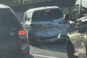 【京葉道路】車２台でふざけた運転をして事故ったドラレコ動画が公開される
