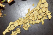 海外「日本人が作ったこのミカンの皮の日本地図が凄すぎる！」