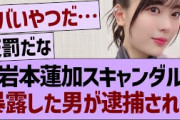 岩本蓮加のスキャンダルを暴露した男が逮捕される…【乃木坂46・乃木坂工事中・乃木坂配信中】