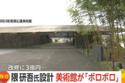 隈研吾設計の那珂川町馬頭広重美術館、木製屋根が劣化しアルミ製に改修へ