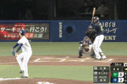 【中日対ヤクルト24回戦】ヤクルト・サンタナ、中日・松葉から第１５号逆転３ランホームラン！！！！！！！！！！！！！！